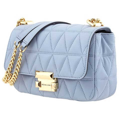 michael kors light blue handbag